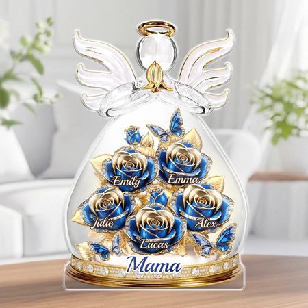 Custom Acrylic Plaque Personalized Mother's Day Gifts For Mom Grandma An Angel Embrace Of Love