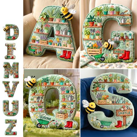 Dream Garden Shaped Pillow, Personalized Gifts For Gardening Lovers