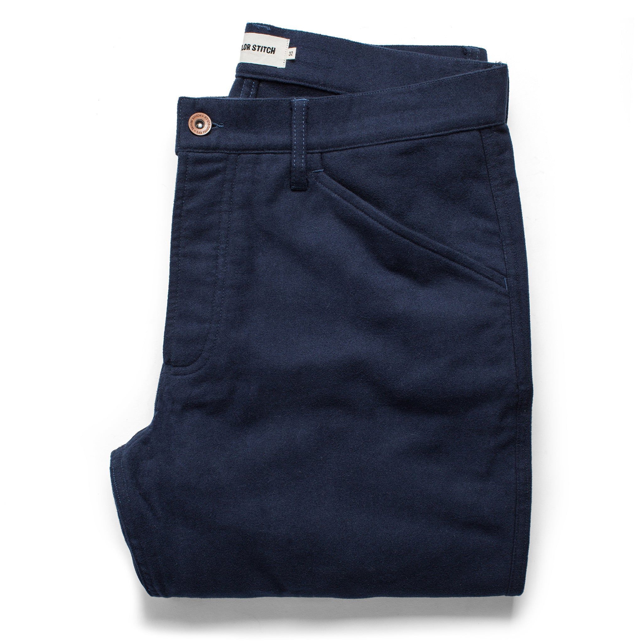 Ruevn Camp Pant in Navy Moleskin