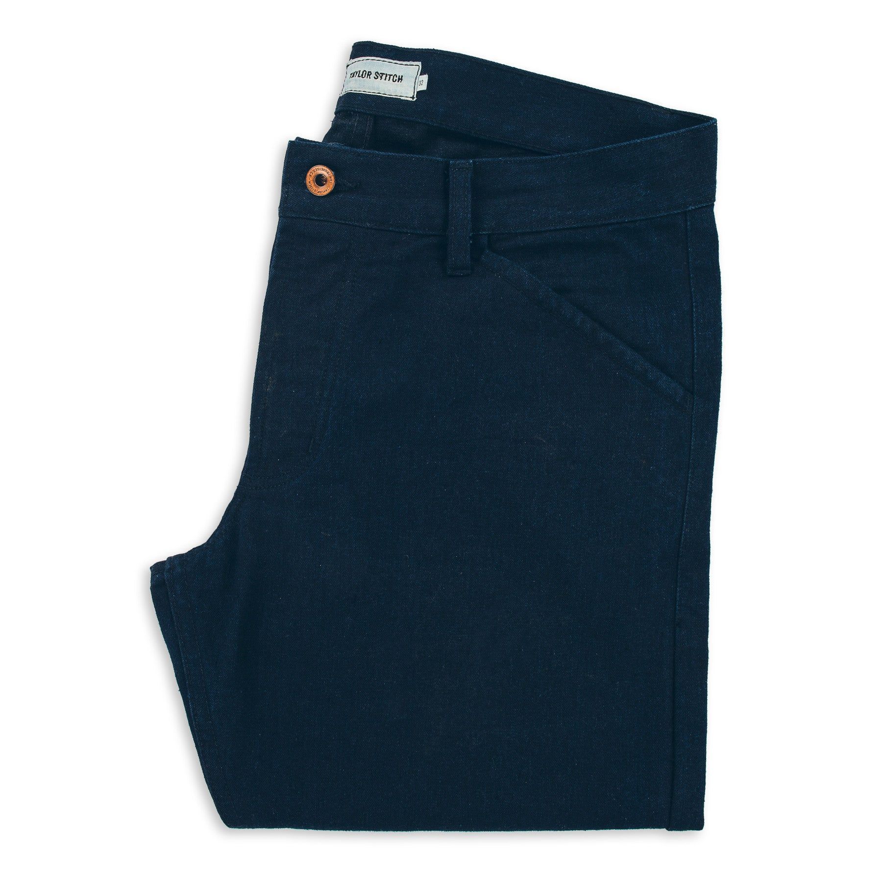 Ruevn Camp Pant in Indigo Selvage Twill