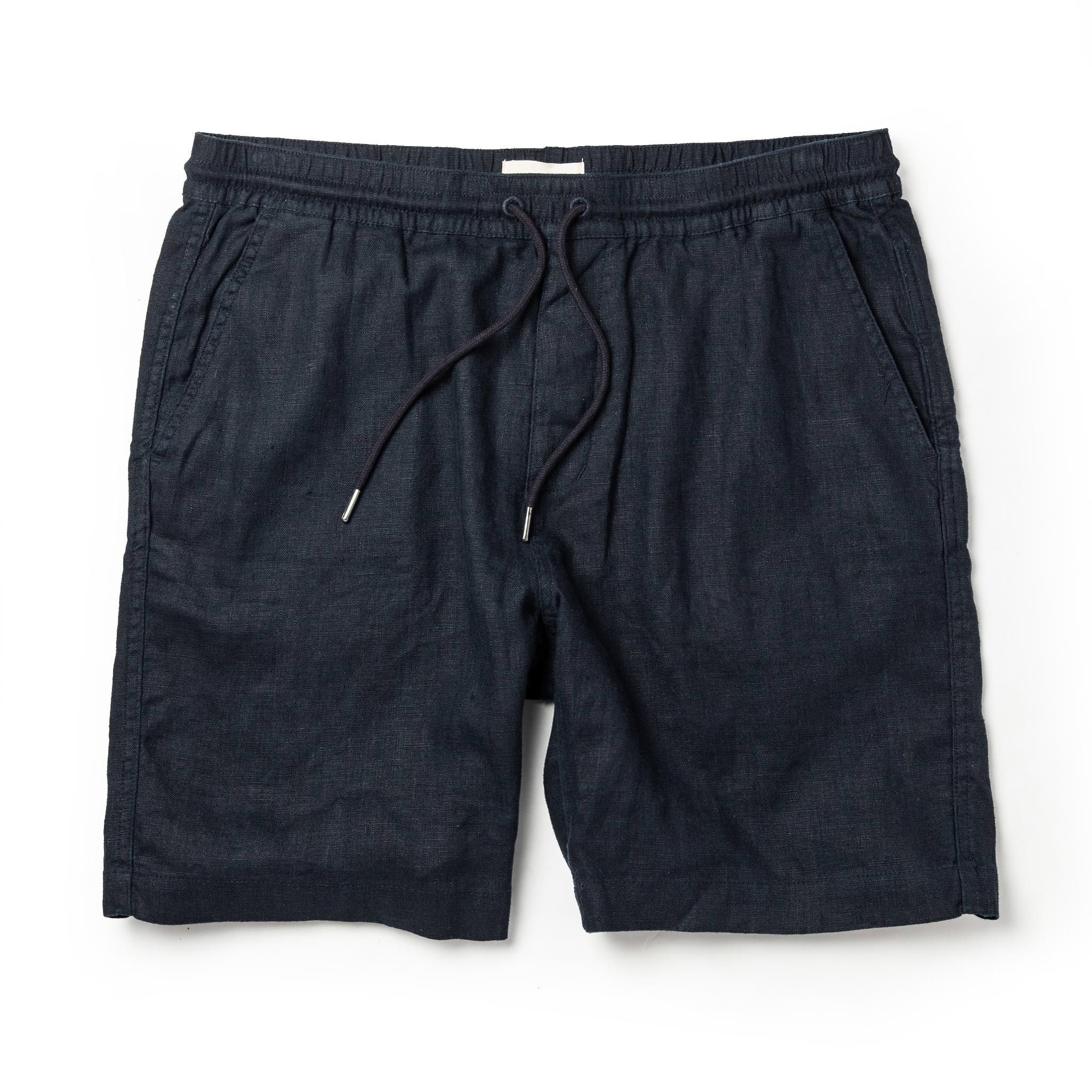 Ruevn Apres Short in Navy Hemp