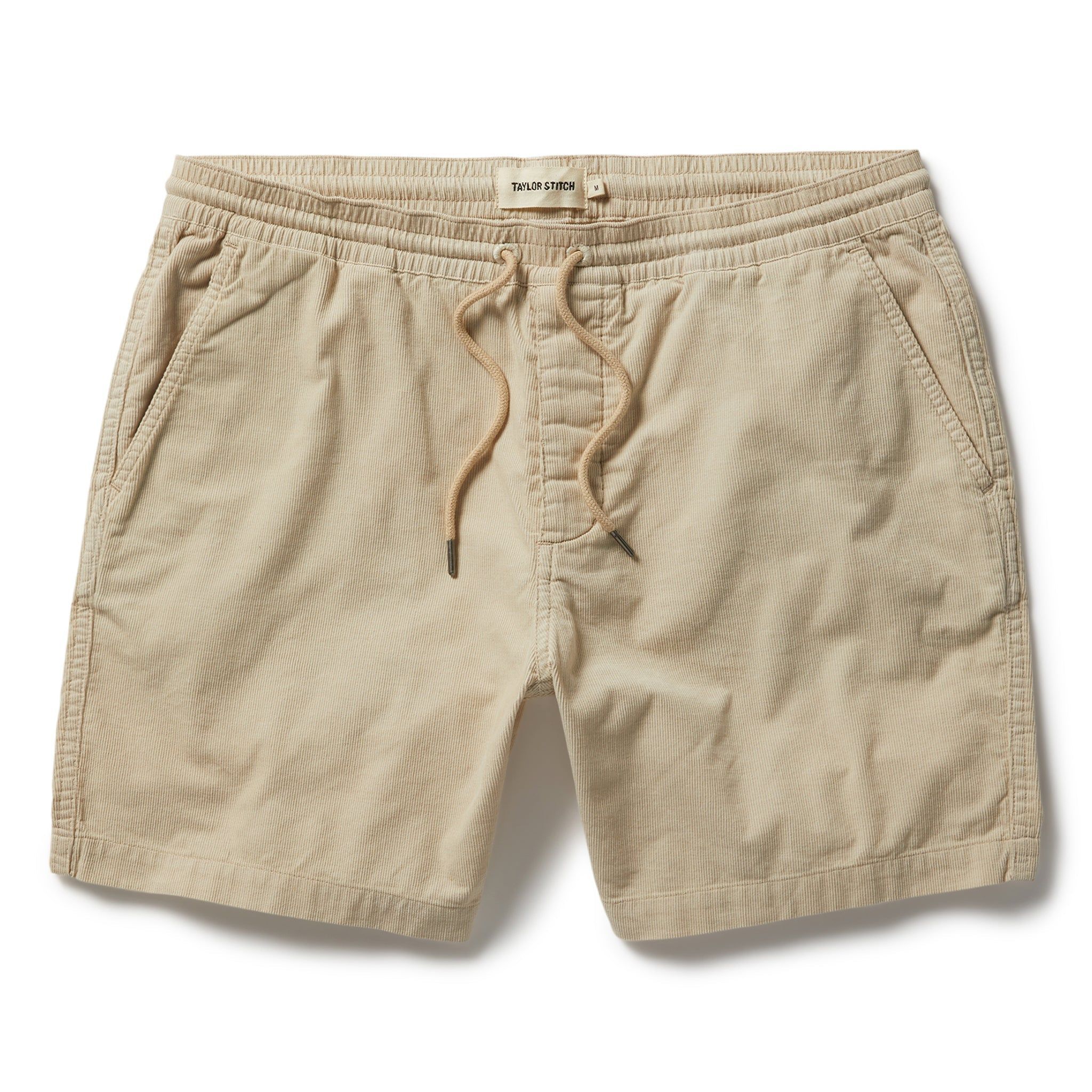 Ruevn Apres Short in Natural Pinwale