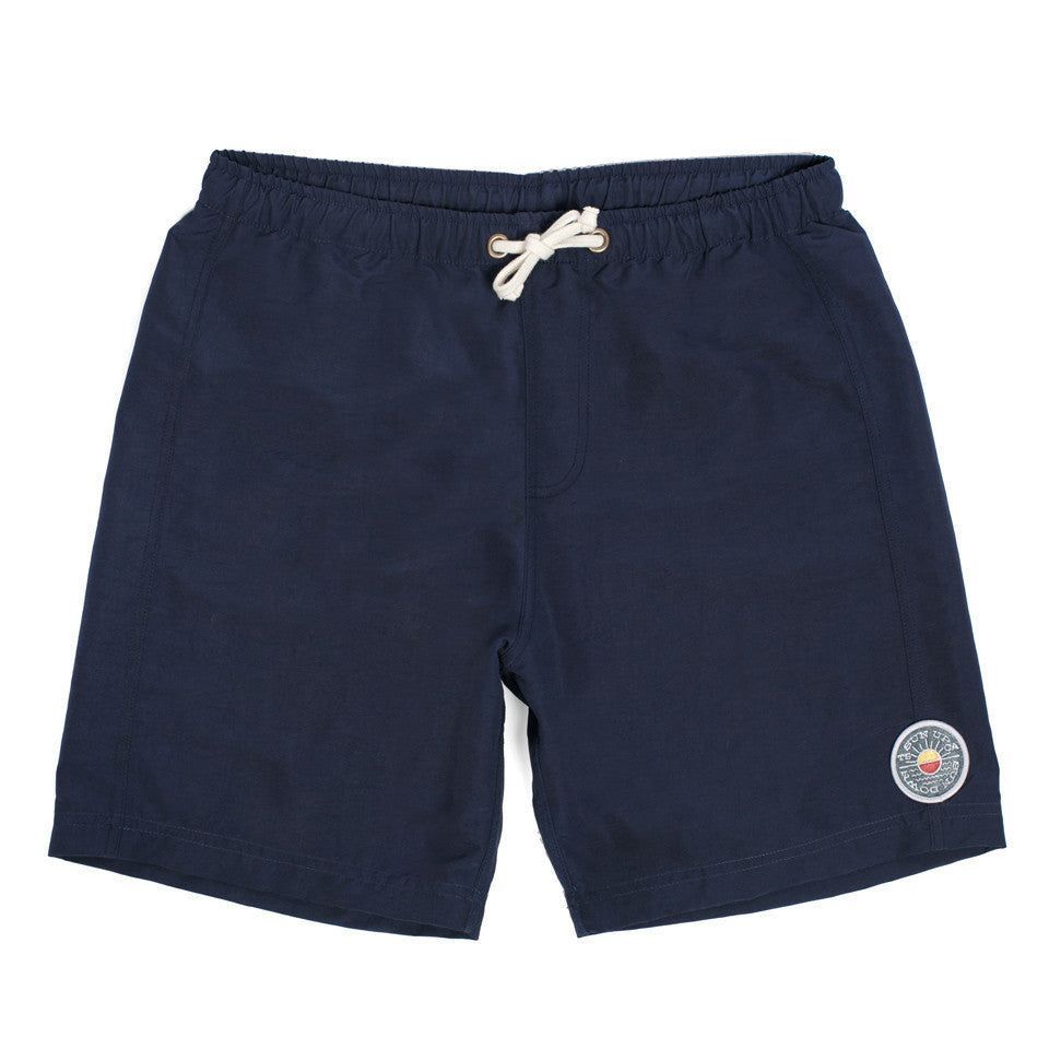 Navy Sun Up Swim Trunk