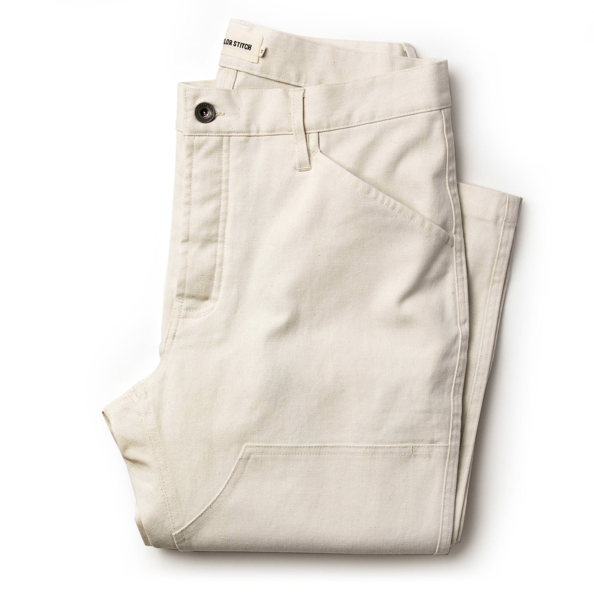 Ruevn Chore Pant in Natural Boss Duck