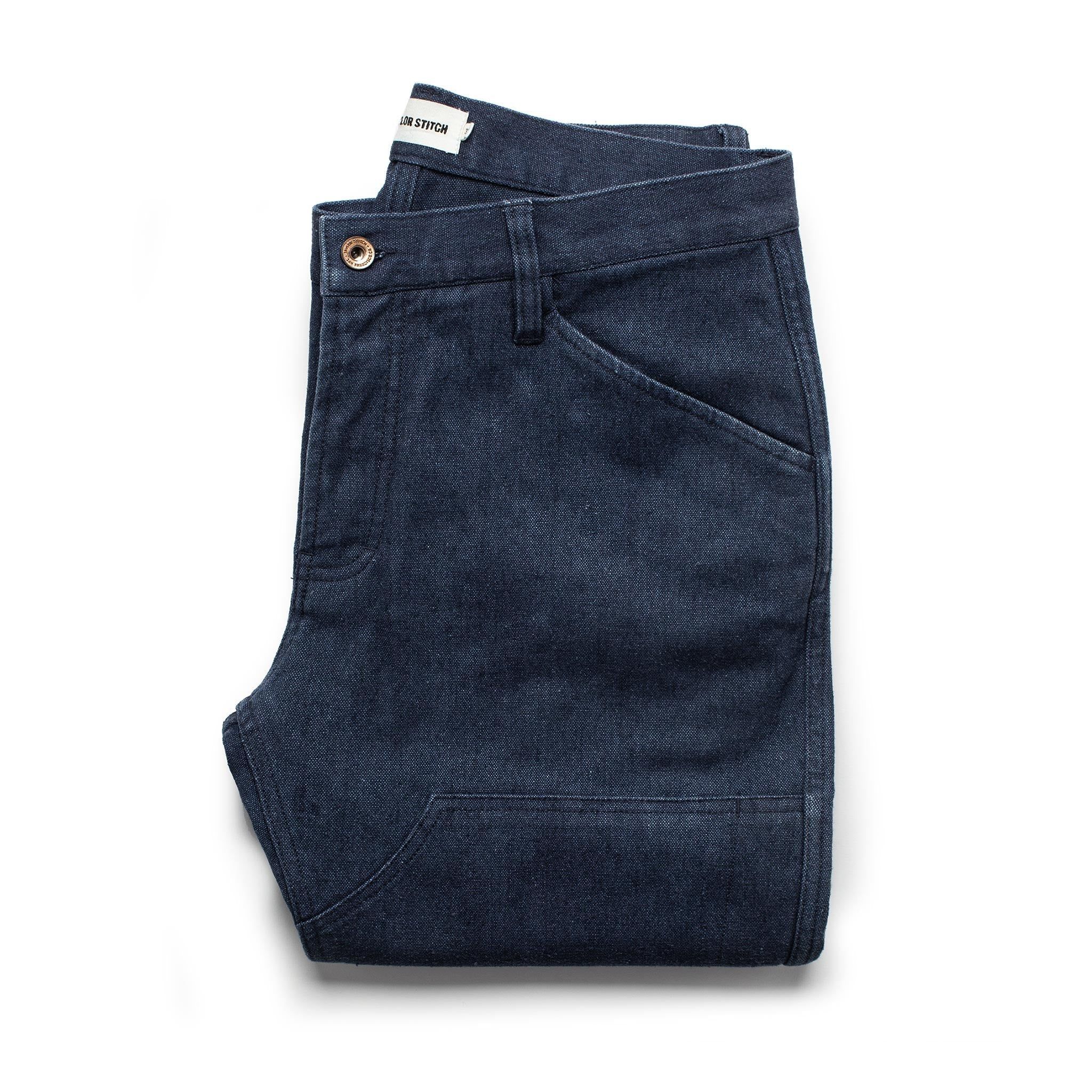 Ruevn Chore Pant in Indigo Boss Duck