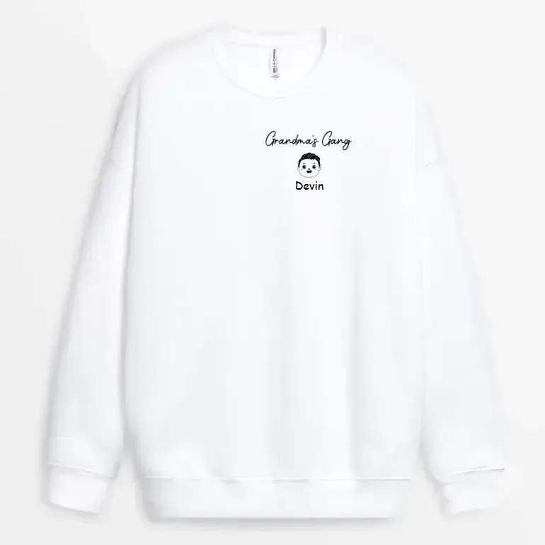 Personalisiertes Mama Omas Gang Sweatshirt