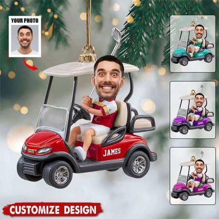 Personalisiertes Golf-Acryl-Ornament - Geschenk für Golfliebhaber