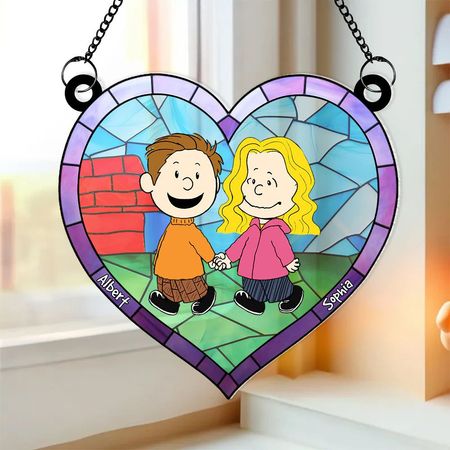 Paar Sun catcher Ornamente-Personal isierte Geschenke