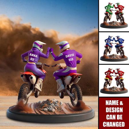 Dirt Bike Paar Acryl Plaque-personal isierte Geschenke für Paar