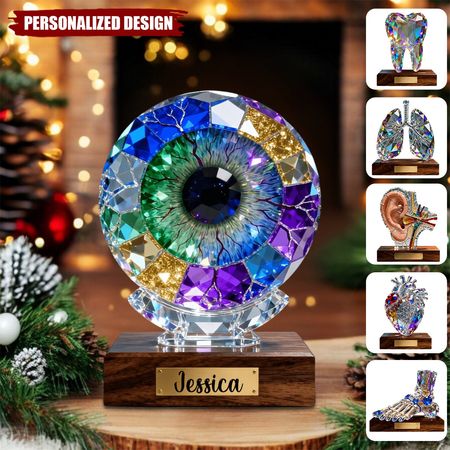 Liebe Krankenschwester Leben - Personalisierte Acrylplakette für Krankenschwestern