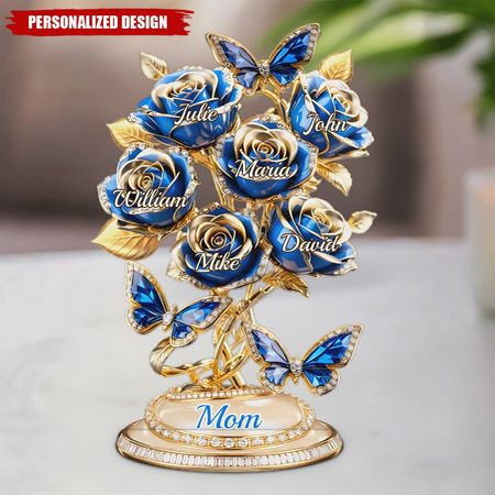 Liebe in der Mutterschaft verwurzelt-personal isierte Acryl-Plakette für Mama, Oma