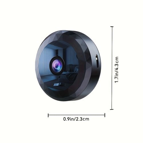Wireless Mini WiFi Security Camera with Night Vision, Motion Detection, Rechargeable Battery