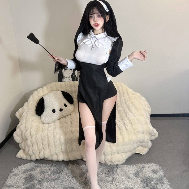 ハロウィンコスプレ衣装｜大人女性用セクシー修道女＆メイド服｜二次元スタイル純欲コスチューム