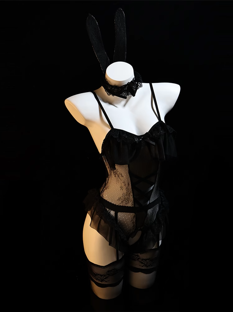 いちゃつくランジェリー純欲ランジェリー禁欲システム股間を脱ぐ必要のないバニーガールセクシーコスパジャマ制服