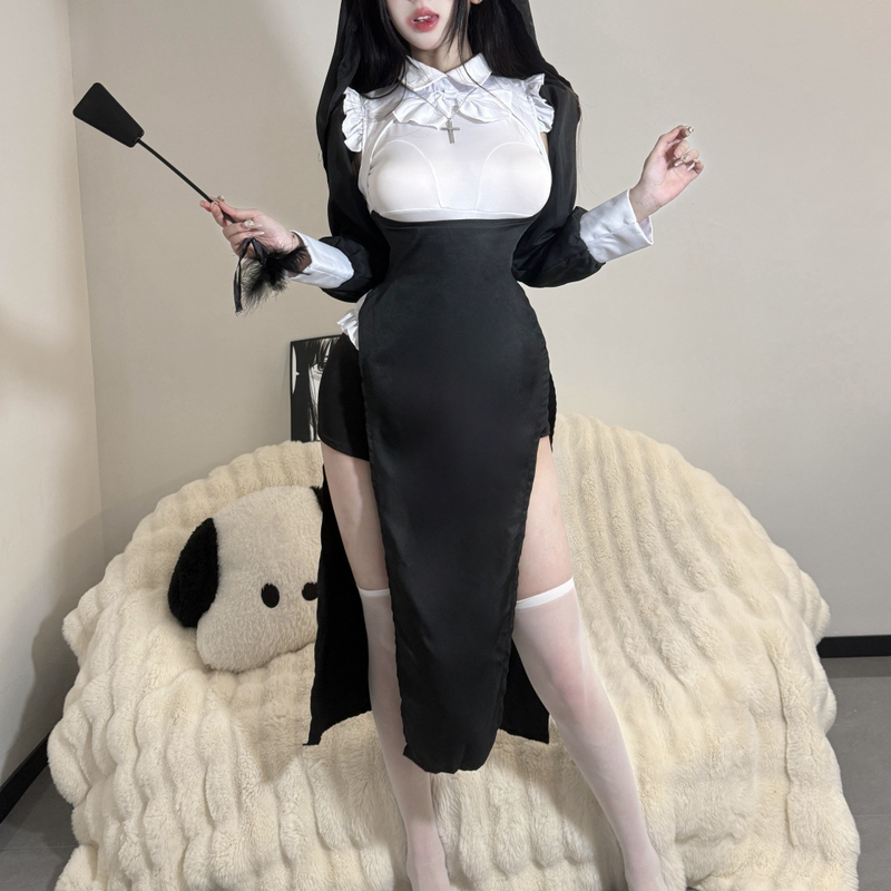 ハロウィンコスプレ衣装｜大人女性用セクシー修道女＆メイド服｜二次元スタイル純欲コスチューム