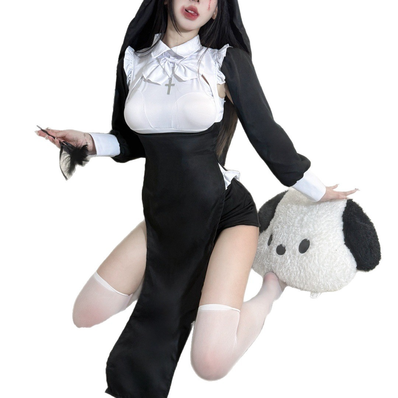ハロウィンコスプレ衣装｜大人女性用セクシー修道女＆メイド服｜二次元スタイル純欲コスチューム