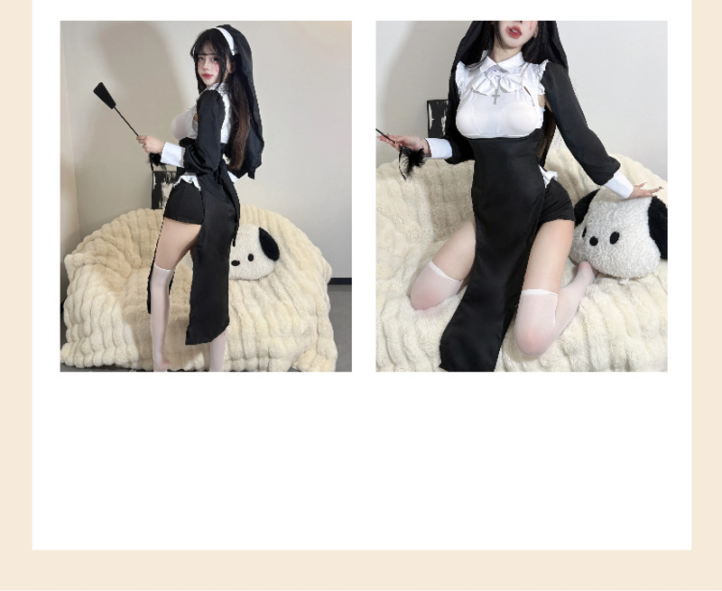 ハロウィンコスプレ衣装｜大人女性用セクシー修道女＆メイド服｜二次元スタイル純欲コスチューム