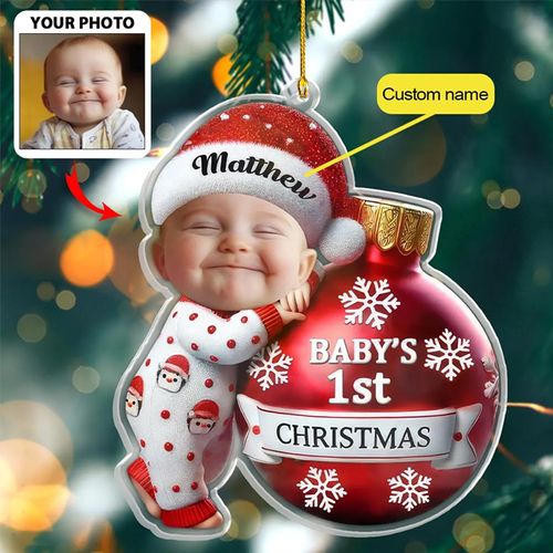 Personalisierter Babyschmuck, Schmuck für Babys erstes Weihnachtsfest