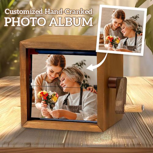 Customized Hand-Cranked Photo Album