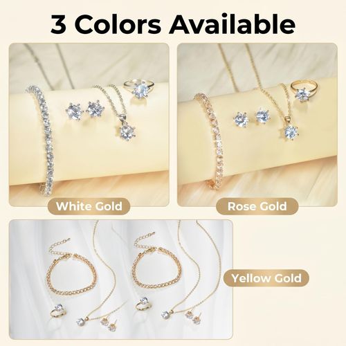 4PCS Jewelry Set