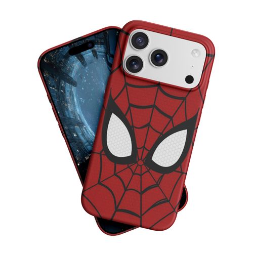 Spider Web Phone Case for iPhone 16 15 14 13 12 11 Pro Max and Samsung Galaxy S26 S25 S24 S23 S22 A Series, Glossy Shockproof Protective Cover, Anti-Drop Slim Case for Men Boys