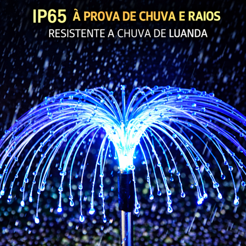 Luz de Medusa Solar 7 Cores | Decoração de Jardim em Luanda, Luz Solar para Festas, 8-15h de Duração