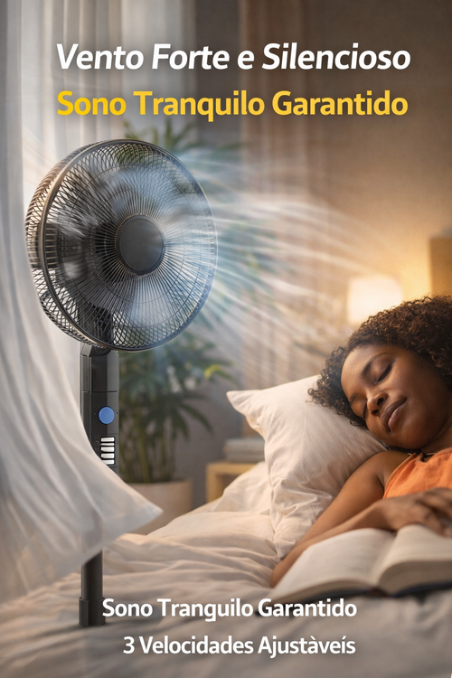 🔥 O MAIOR VENTILADOR SOLAR DE LUANDA! ACABE COM OS APAGÕES PARA SEMPRE! 15600mAh BATERIA GIGANTE + PAINEL SOLAR INCLUSO! 🔥