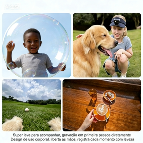 Câmera de Ação DJI 64GB | Gravação 4K Ultra HD | Autonomia de 200 Minutos | Câmera Esportiva Profissional