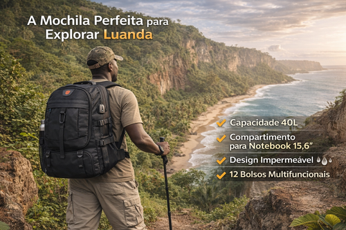 Mochila Esportiva Resistente e Grande Capacidade 💦