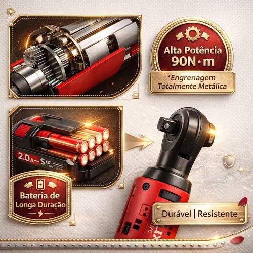 12V Electric Ratchet Wrench Set – Brushless Motor High Torque Cordless Tool