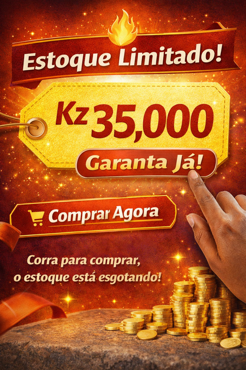 Colar de Cruz Dourado com Gravação JESUS | Ideal para Pessoas com Infecção Ungueal em Luanda | Entrega no Dia Mesmo