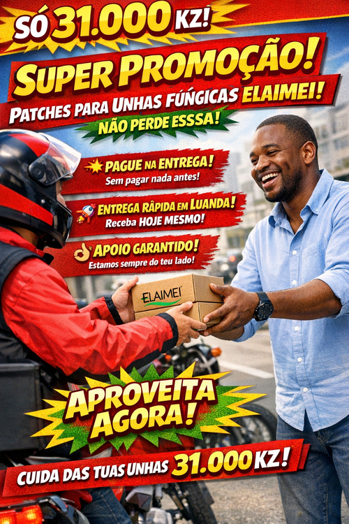 Patches para Unhas Fúngicas ELAIMEI | Tratamento Noturno de 8h | Entrega no Mesmo Dia em Luanda