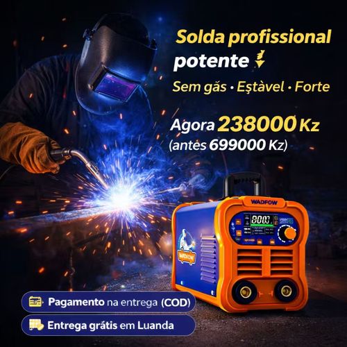 🔥 Máquina de Solda Sem Gás 220V Portátil | Profissional e Fácil para Iniciantes, Solda Forte e Estável para Casa e Oficina, Entrega Grátis em Luanda