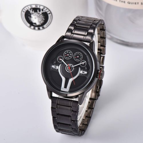 Fashion Car steering Wheel Dial Watch