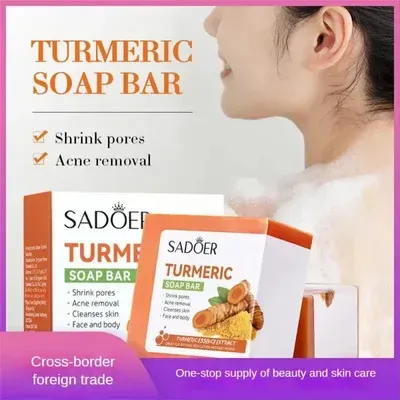 Free shipping + C.O.D Turmeric Brightening Soap