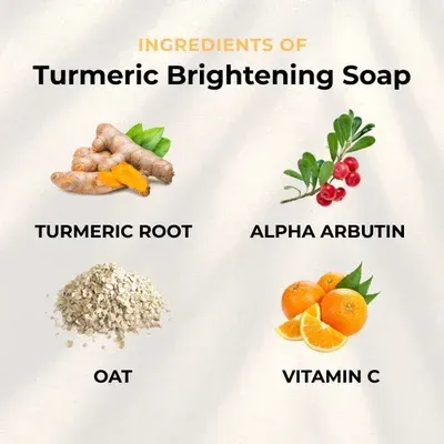 Free shipping + C.O.D Turmeric Brightening Soap