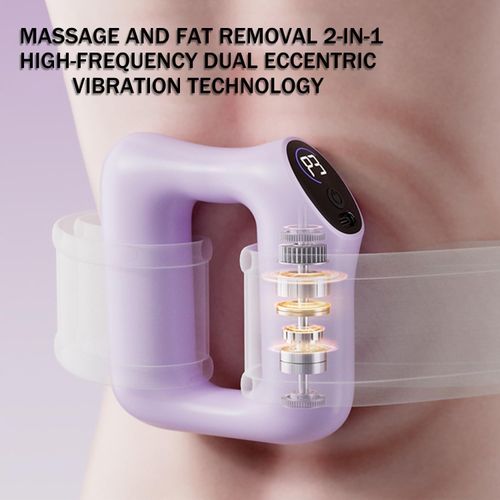 Multifunctional Full-Body Fascia Ring, Ergonomic Electric Fascia Massager, Deep Tissue Vibrations with Portable Design, Fascia Blaster for Muscle Knot Recovery Relaxtion Adjustable Modes