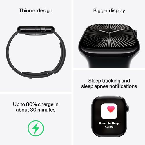Z10 Smart Watch for Apple iOS & Android - Fitness Tracker with Heart Rate Monitor, IP67 Waterproof Sports Wristwatch for Men Women