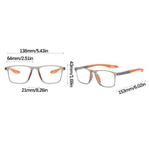 Sunglasses Frames TR90 Anti blue Light Multifocal Reading Glasses Men Women Progressive Near Far Eyewear Ultralight Sports Farsight