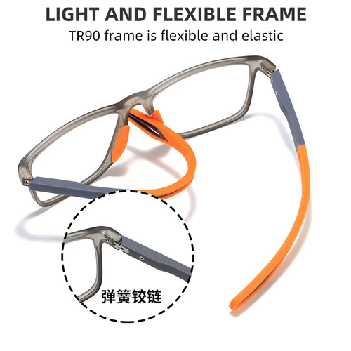 Sunglasses Frames TR90 Anti blue Light Multifocal Reading Glasses Men Women Progressive Near Far Eyewear Ultralight Sports Farsight