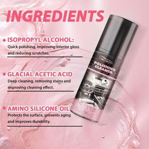 Car Interior Cleaner Spray, Total Vehicle Interior Detailer Spray Rejuvenation, 100ml Multi-Purpose Cleaner
