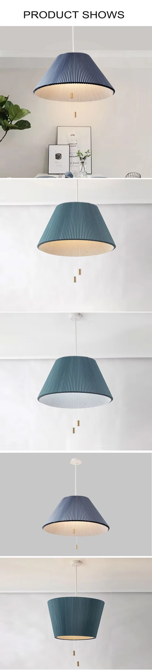 Nordic Umbrella Chandelier Creative Dining Room Living Room Bedroom Deformation Lamp