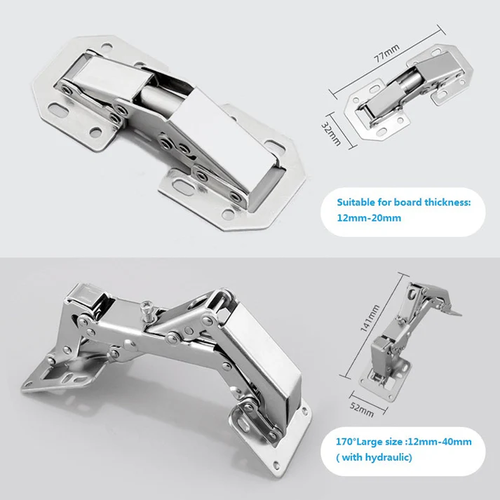 🔥Limited time 50% OFF 🔥Easy installation of bridge-shaped door hinges -Cabinet hinges