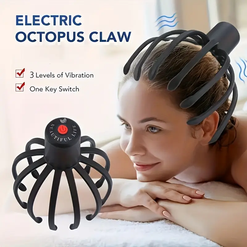 Adjustable Electric Octopus Claw Scalp Massager
