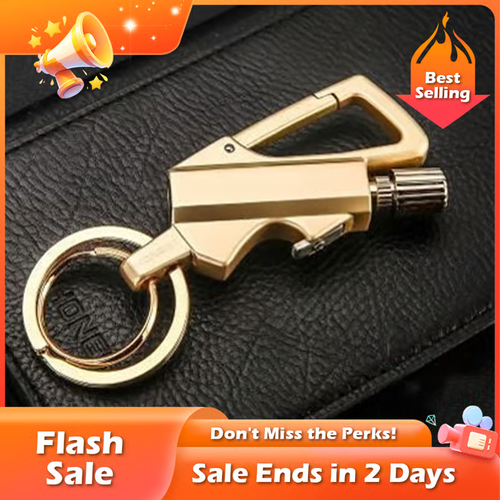 Permanent Match Infinity Lighter with Multitool Keychain Bottle Opener