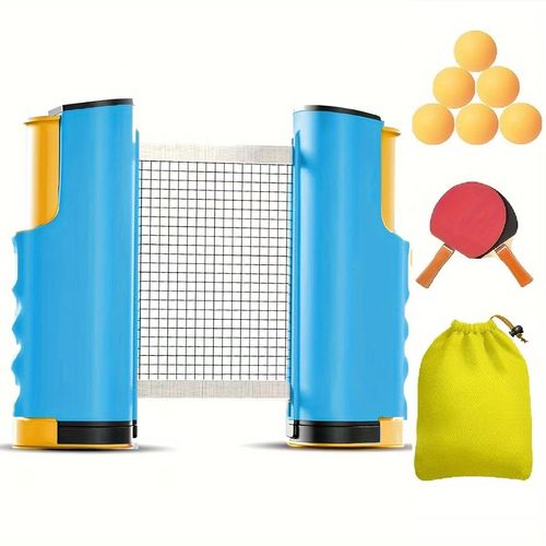 Sports equipment accessories - Portable table tennis net extension bracket color box set portable net post table tennis racket combination