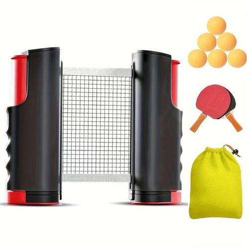 Sports equipment accessories - Portable table tennis net extension bracket color box set portable net post table tennis racket combination