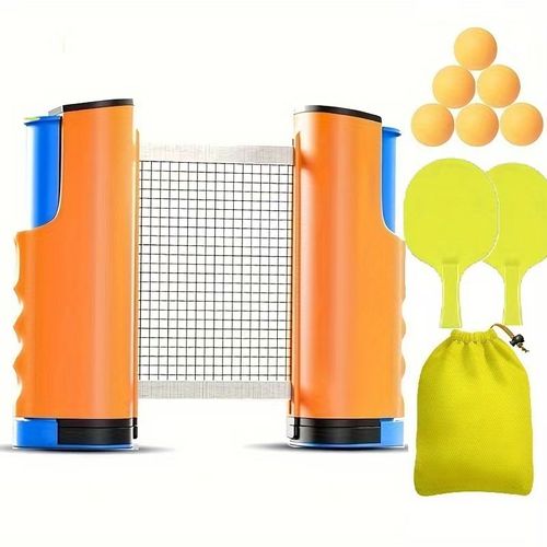 Sports equipment accessories - Portable table tennis net extension bracket color box set portable net post table tennis racket combination