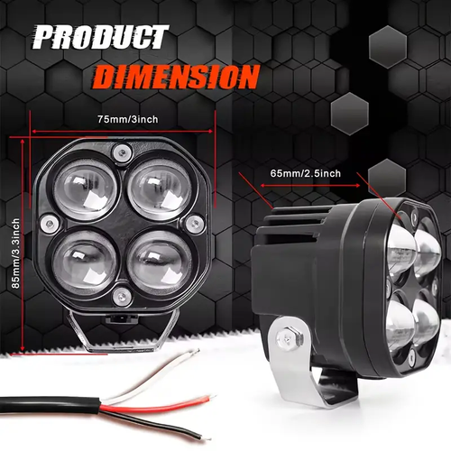 4 LENS LED PROJECTOR AUXILIARY LIGHTS 🔔 NEW