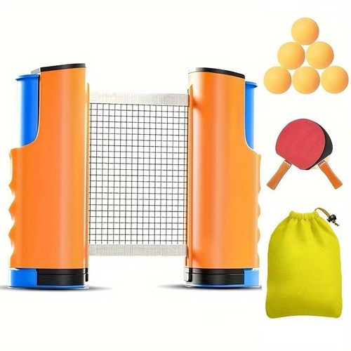 Sports equipment accessories - Portable table tennis net extension bracket color box set portable net post table tennis racket combination